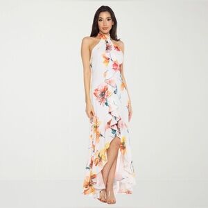 34. Premier Amour Women’s Sleeveless Floral Maxi Dress.